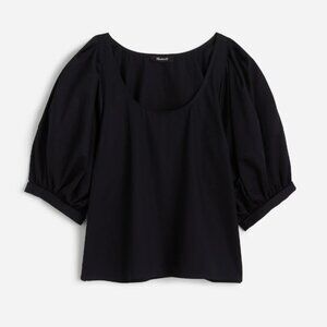NWT Madewell Relaxed Scoopneck Short-Sleeve Top